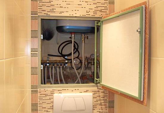 Как спрятать трубы в туалете и ванной комнате: варианты, советы мастера - фото