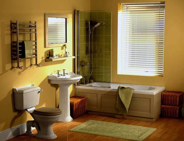 Дизайн интерьера ванной комнаты: полезные аксессуары - фото