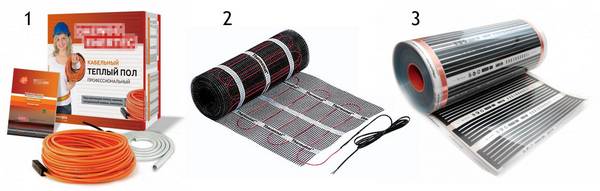 Электрический теплый пол под плитку  технология укладки кабеля и нагревательных матов с фото