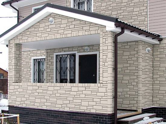 Фибробетонные фасадные панели для отделки стен дома - фото
