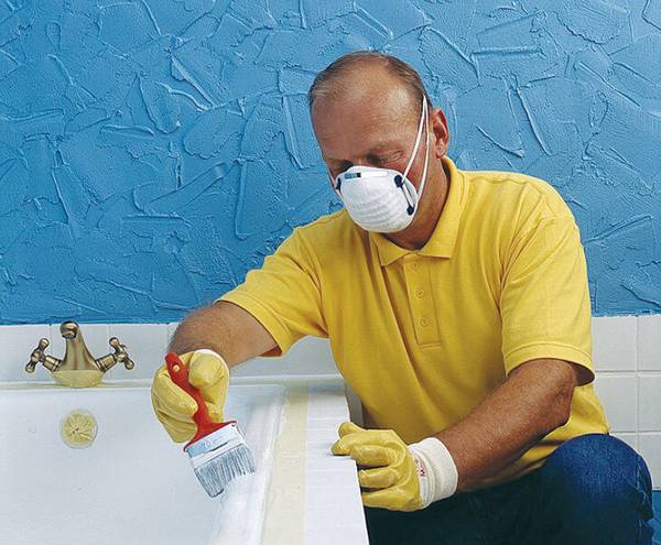 Как покрасить ванну эмалью в домашних условиях - фото