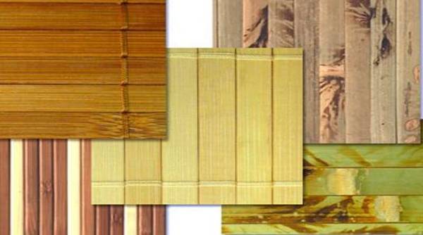 Неординарное решение интерьера: бамбуковые обои - фото