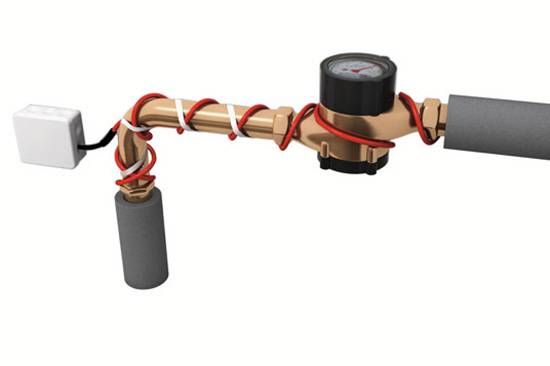 Подогревающий кабель для водопровода и канализации для защиты от замерзания - фото