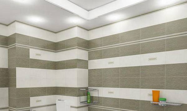 Потолочные светильники в ванную комнату: виды и примеры - фото