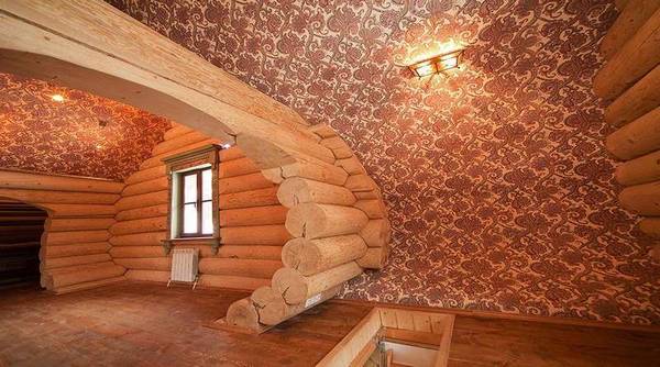 Внутренняя отделка стен в деревянном доме - фото